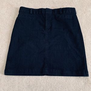 Denim Pencil Skirt